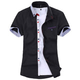 Men's Fashion Pocket Stripe Shirt Up To 4XL - TrendSettingFashions 