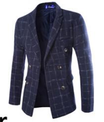 Men's Double Breasted Wool Coat Up To 2XL - TrendSettingFashions 