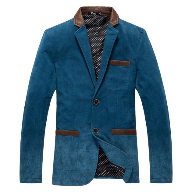 Men's Single Breasted Blazer Up To 3XL - TrendSettingFashions 