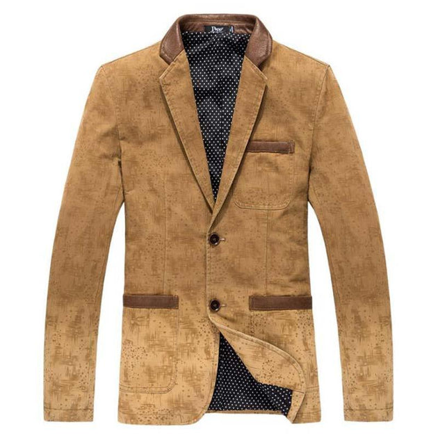 Men's Single Breasted Blazer Up To 3XL - TrendSettingFashions 