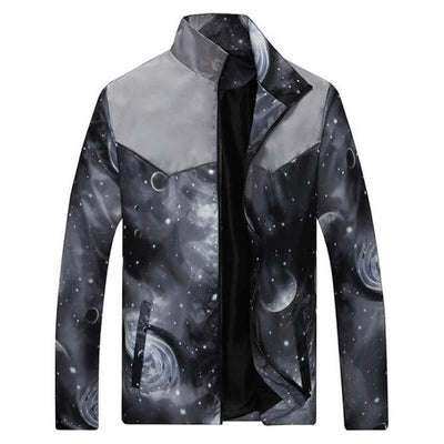 Men's Galaxy Zip Up Coat Up To 3XL - TrendSettingFashions 