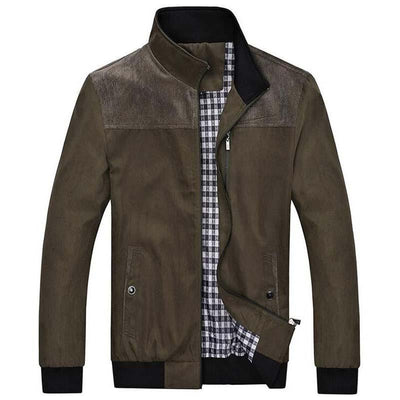 Men's Standing Collar Fashion Jacket Up To 4XL - TrendSettingFashions 