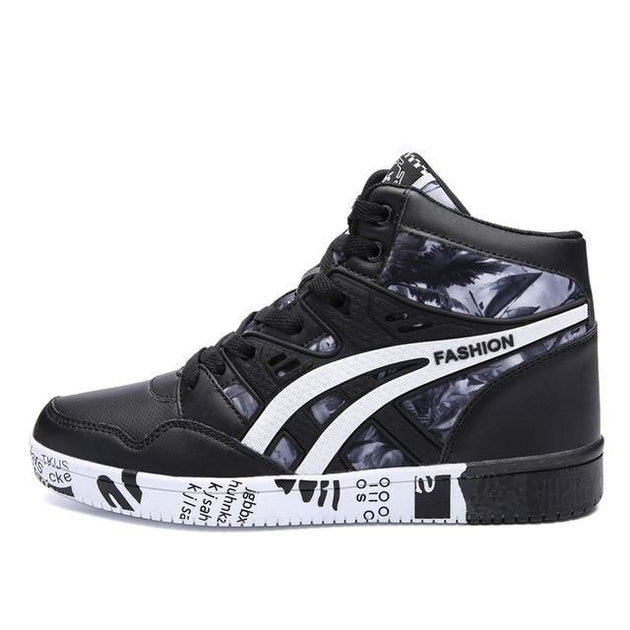Men's Breathable High Top Flats Up To Size 10.5 - TrendSettingFashions 