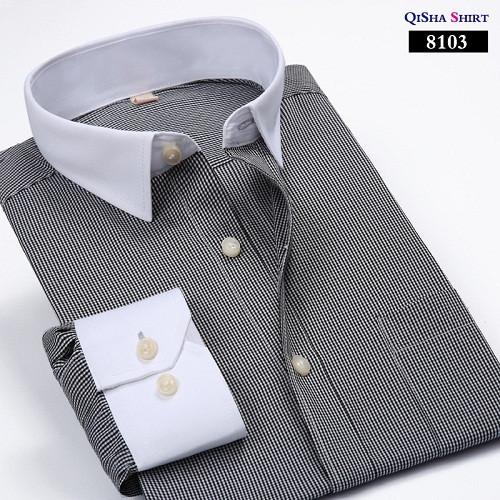 Luxury Striped Dress Shirt Up To 5XL - TrendSettingFashions 