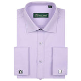 Men's Classic French Cuff Dress Shirt - TrendSettingFashions 