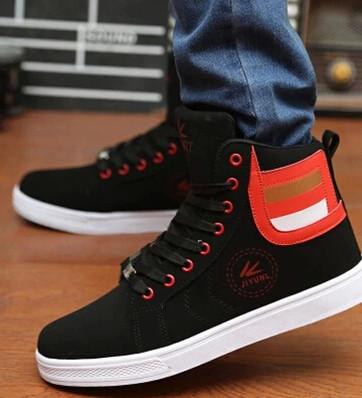 Men's Leisure Front Lace Up Boots - TrendSettingFashions 