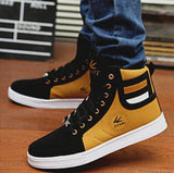 Men's Leisure Front Lace Up Boots - TrendSettingFashions 