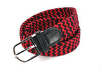 Men's Elastic Weave Belt In Multi Color Options - TrendSettingFashions 