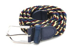 Men's Elastic Weave Belt In Multi Color Options - TrendSettingFashions 