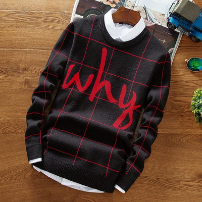 Men's Question Everything Dress Sweater - TrendSettingFashions 