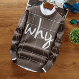 Men's Question Everything Dress Sweater - TrendSettingFashions 