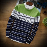 Men's Striped Sweater - TrendSettingFashions 