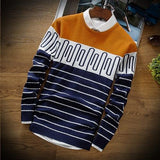 Men's Striped Sweater - TrendSettingFashions 