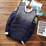 Men's Tiger Long Sleeve V-Neck Pullover - TrendSettingFashions 