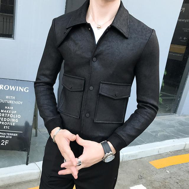 Men's Suede Jacket - TrendSettingFashions 