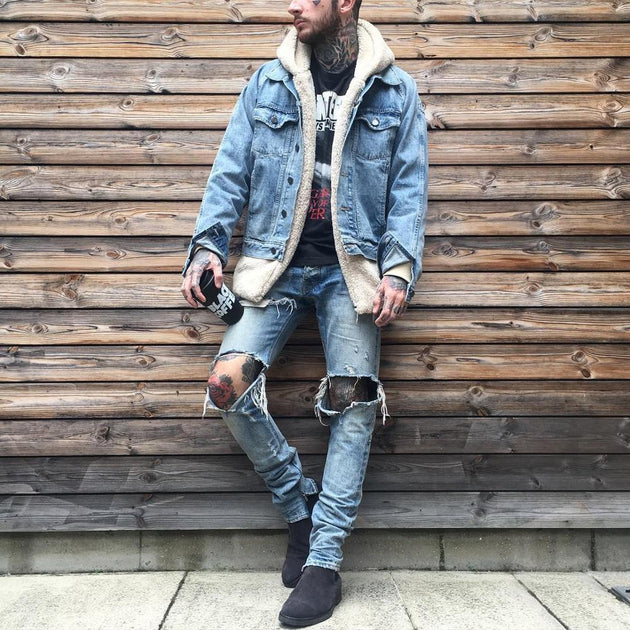 Men's Sherpa Hoodie - TrendSettingFashions 