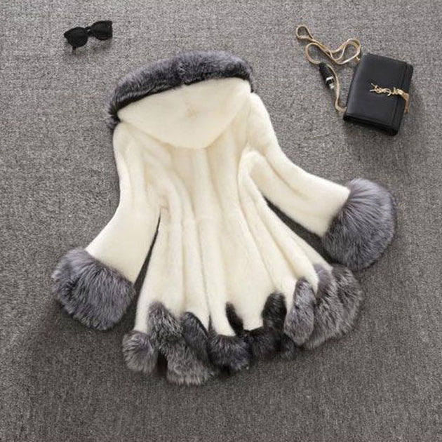 Women' Faux Fur Coat Up To 3XL - TrendSettingFashions 