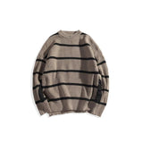 Men's Stripe Knitwear Sweater - TrendSettingFashions 