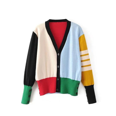 Men's Multi Color Cardigan - TrendSettingFashions 