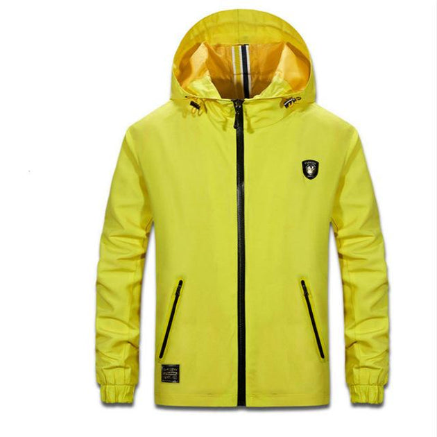 Men's Windproof Hooded Jacket Up To 4XL - TrendSettingFashions 