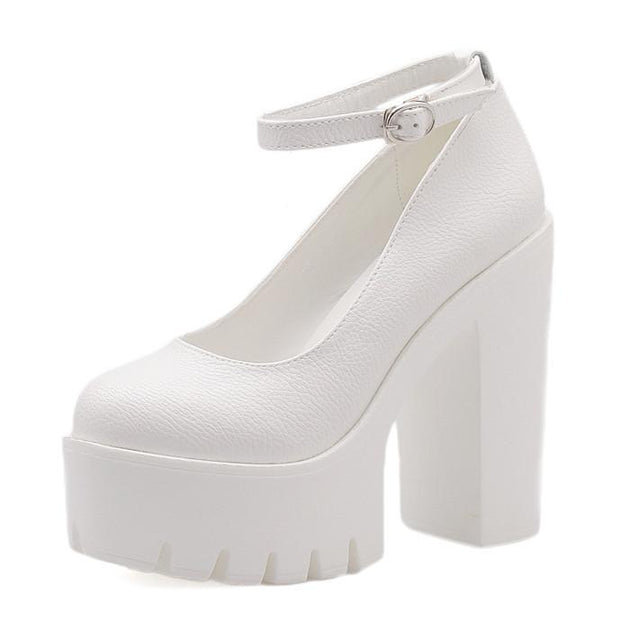 Women's Casual Platform Pumps - TrendSettingFashions 