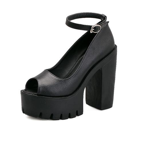 Women's Casual Platform Pumps - TrendSettingFashions 
