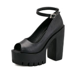 Women's Casual Platform Pumps - TrendSettingFashions 