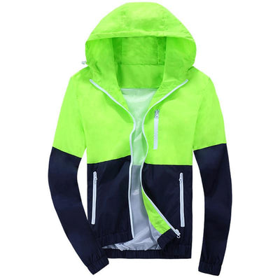 Men's Sporty Windbreaker - TrendSettingFashions 