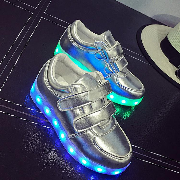 Kids Velcro LED Shoes - TrendSettingFashions 