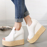 Women's Platform Open Wedges - TrendSettingFashions 