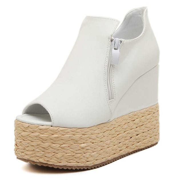 Women's Platform Open Wedges - TrendSettingFashions 