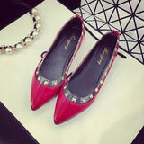 Women's Rivet Style Fashion Flats - TrendSettingFashions 