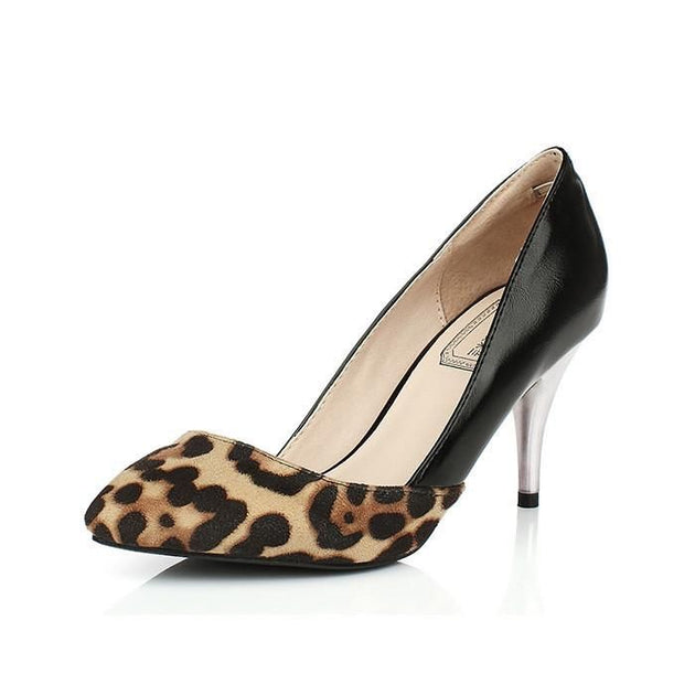 Women's Leopard Pumps - TrendSettingFashions 