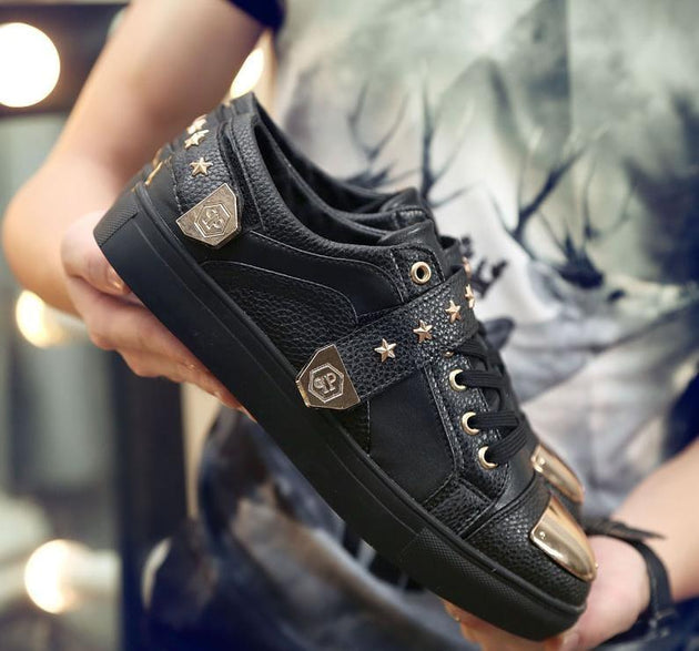 Men's Metal Sequin Designer Shoes - TrendSettingFashions 