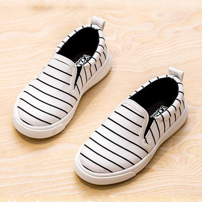 Kid's Fashion Striped Loafers - TrendSettingFashions 