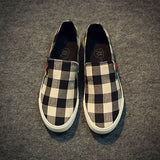 Low Top Casual Plaid Flats - TrendSettingFashions 