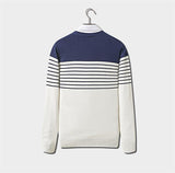 Men's Striped Casual Pullover - TrendSettingFashions 