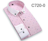 Men's Polka Dot Designer Shirt - TrendSettingFashions 