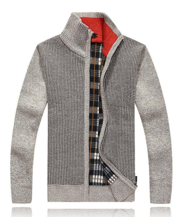 Men's Wool Zip Up - TrendSettingFashions 