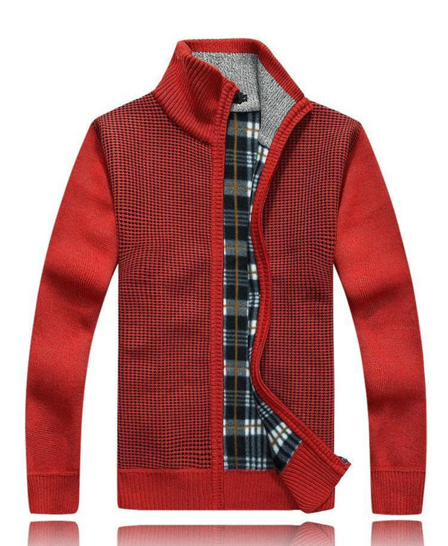 Men's Wool Zip Up - TrendSettingFashions 