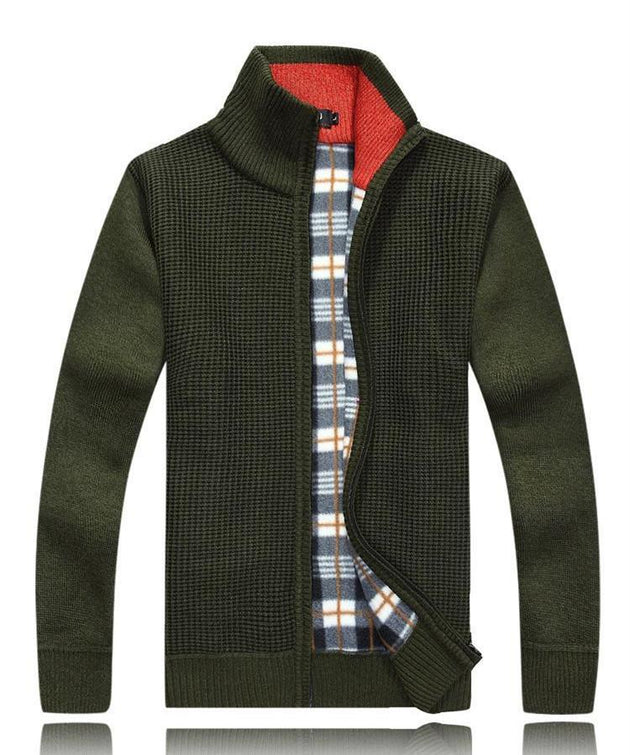 Men's Wool Zip Up - TrendSettingFashions 