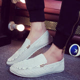 Men's Slip On Fashion Striped Loafers - TrendSettingFashions 