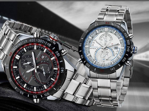 Men's Full Steel Fashion Watch - TrendSettingFashions 