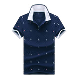 Men's Breathable Polo Shirt With Animal Print( M-3XL) - TrendSettingFashions 