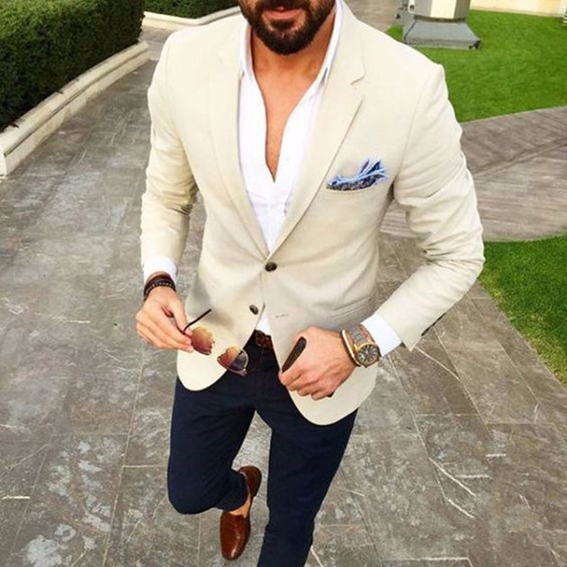 Men's Hot 2 Piece Suit Up To 6XL (Jacket+Pants) - TrendSettingFashions 