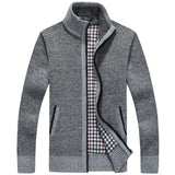 Men's Thick Long Sleeve Zip Jacket - TrendSettingFashions 