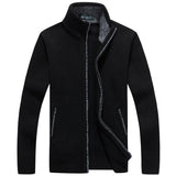 Men's Thick Long Sleeve Zip Jacket - TrendSettingFashions 