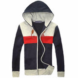 Men's Patchwork Hoodie - TrendSettingFashions 
