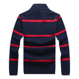 Men's Collar Long Sleeve Sweater - TrendSettingFashions 