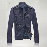 Men's Thick Motorcycle Jacket - TrendSettingFashions 